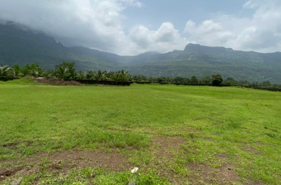 Waterfall & Mountain View 2.27 Acre Gunthe Land For Sale Near RADDISON BLU Resort Karjat.