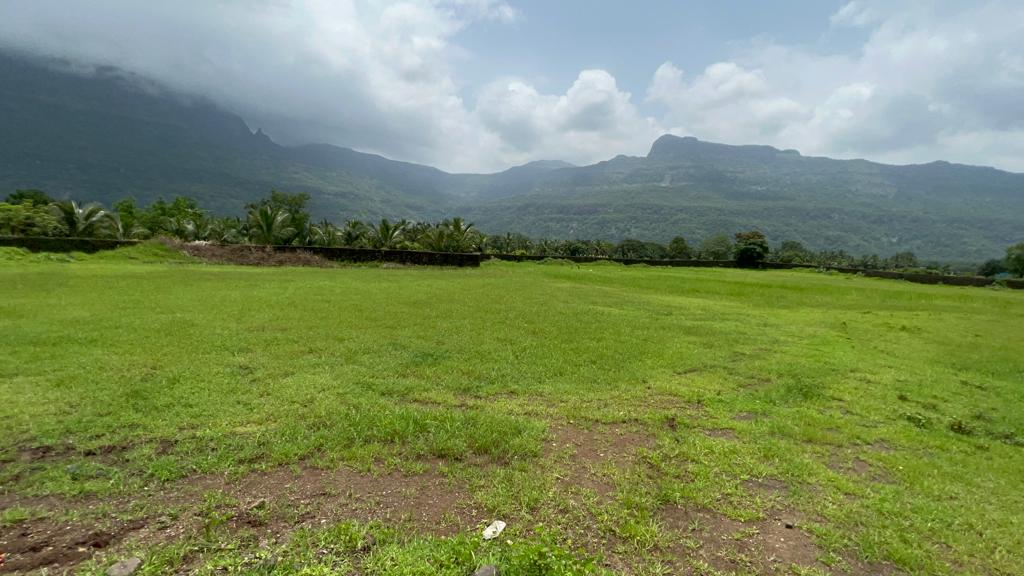 Waterfall & Mountain View 2.27 Acre Gunthe Land For Sale Near RADDISON BLU Resort Karjat.