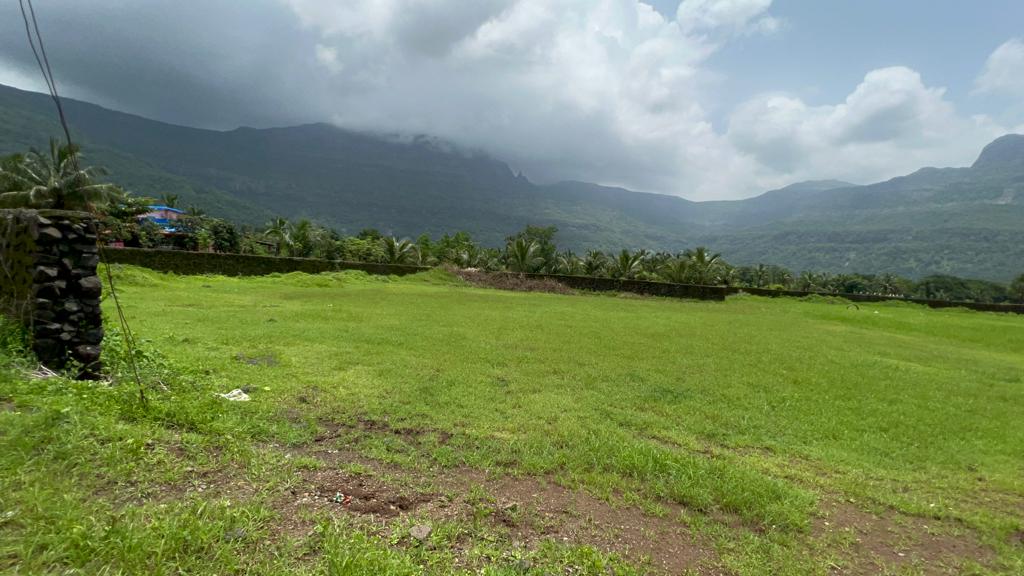 Waterfall & Mountain View 2.27 Acre Gunthe Land For Sale Near RADDISON BLU Resort Karjat.