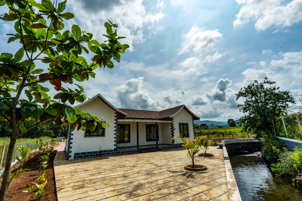 2 Bhk 50 Guntha New Brand Farmhouse For sale just 6 km from karjat.