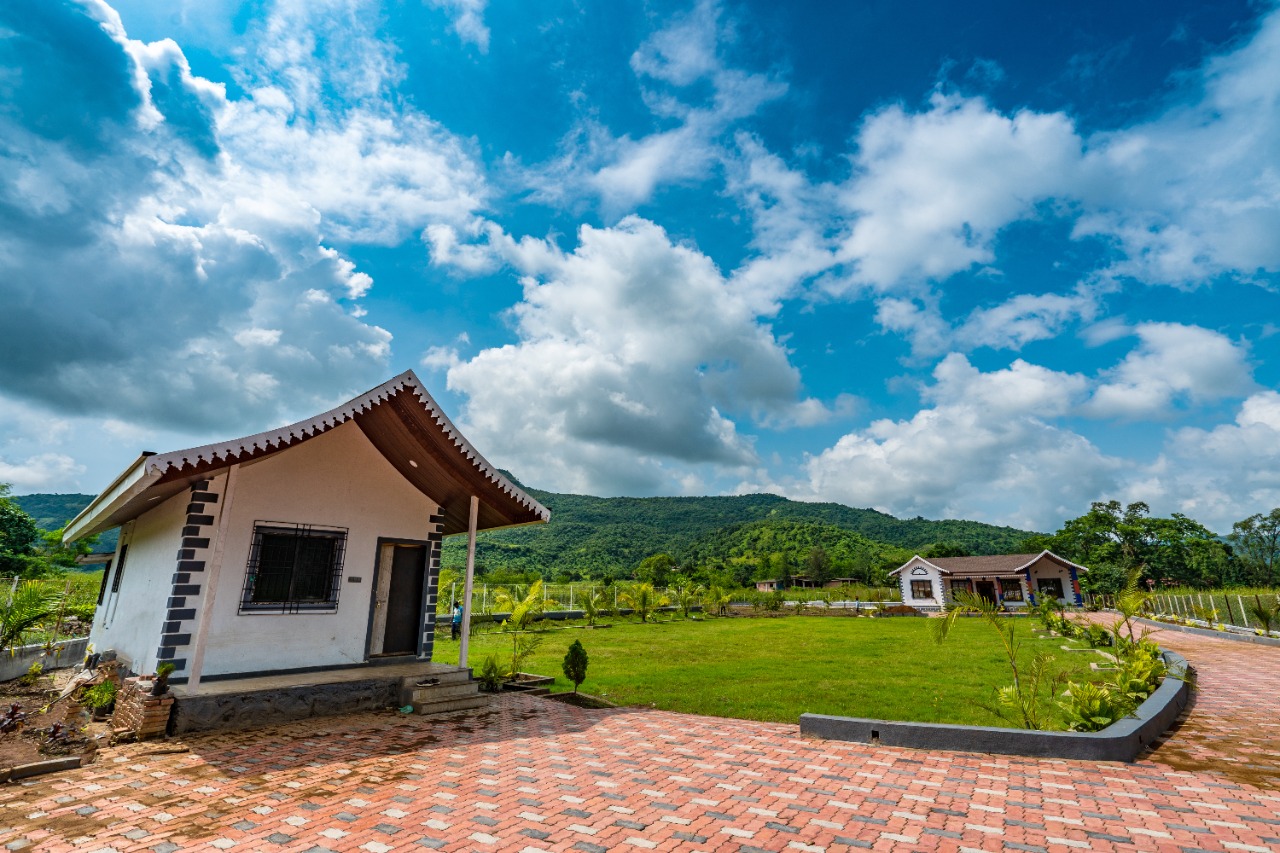 2 Bhk 50 Guntha New Brand Farmhouse For sale just 6 km from karjat.