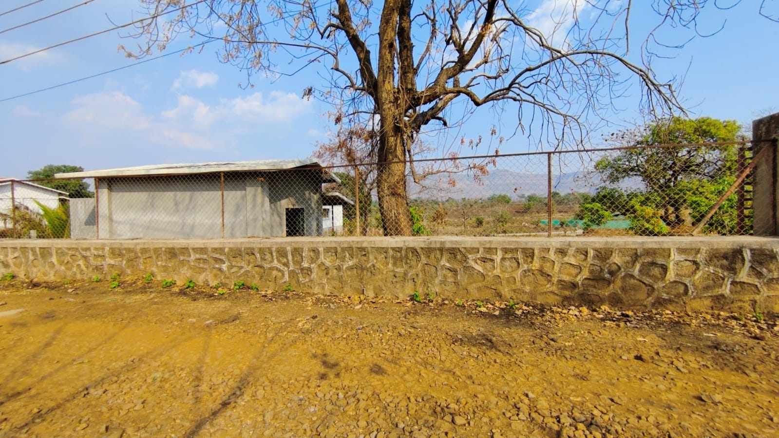 32 Gunthe Mountain View Farmhouse Land with trees for sale at village Bhaliwadi, Karjat.