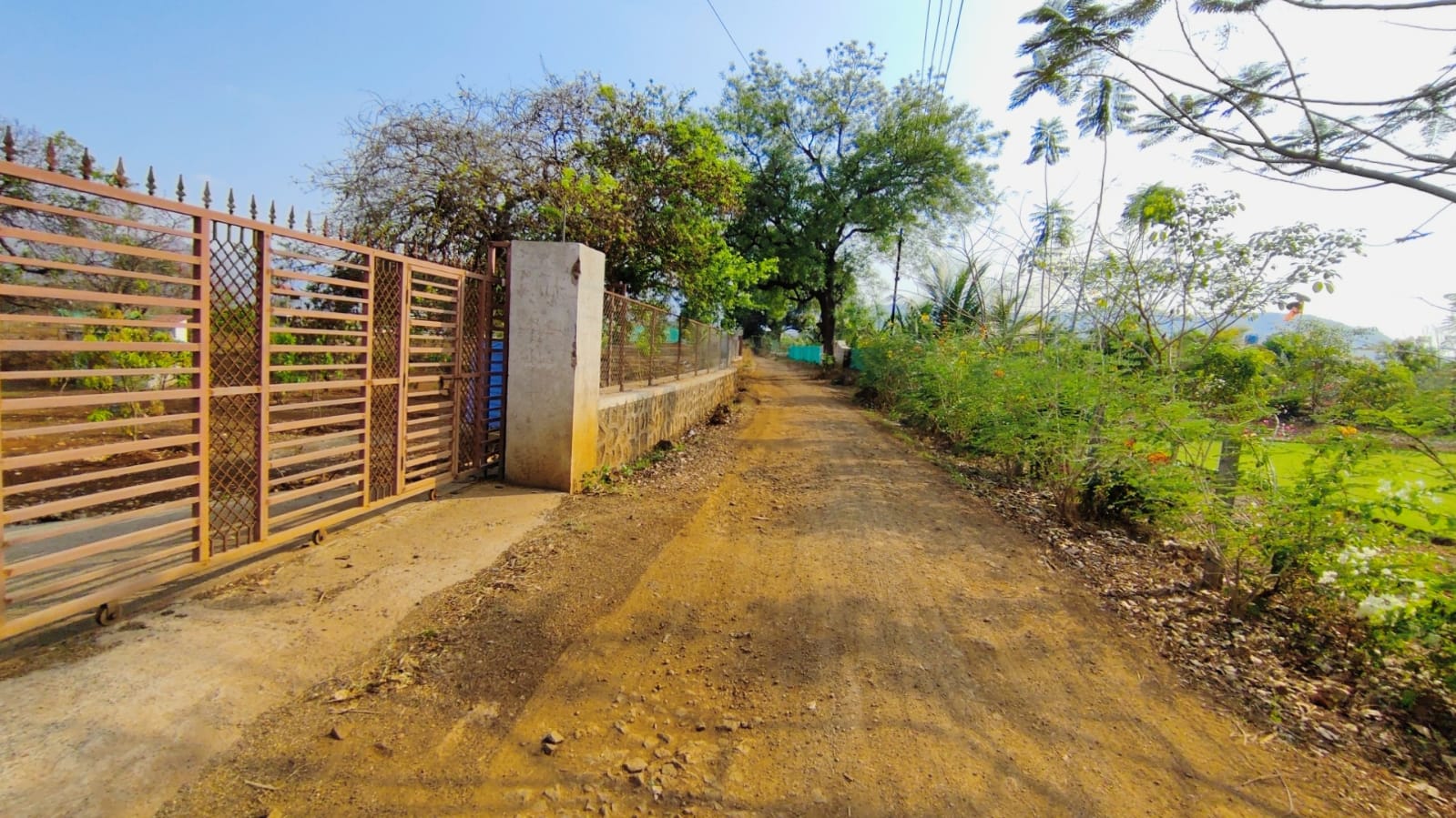 32 Gunthe Mountain View Farmhouse Land with trees for sale at village Bhaliwadi, Karjat.