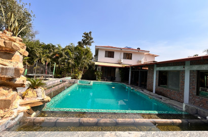 4 BHK 47 Guntha Ready Farmhouse For sale in karjat with swimming pool.