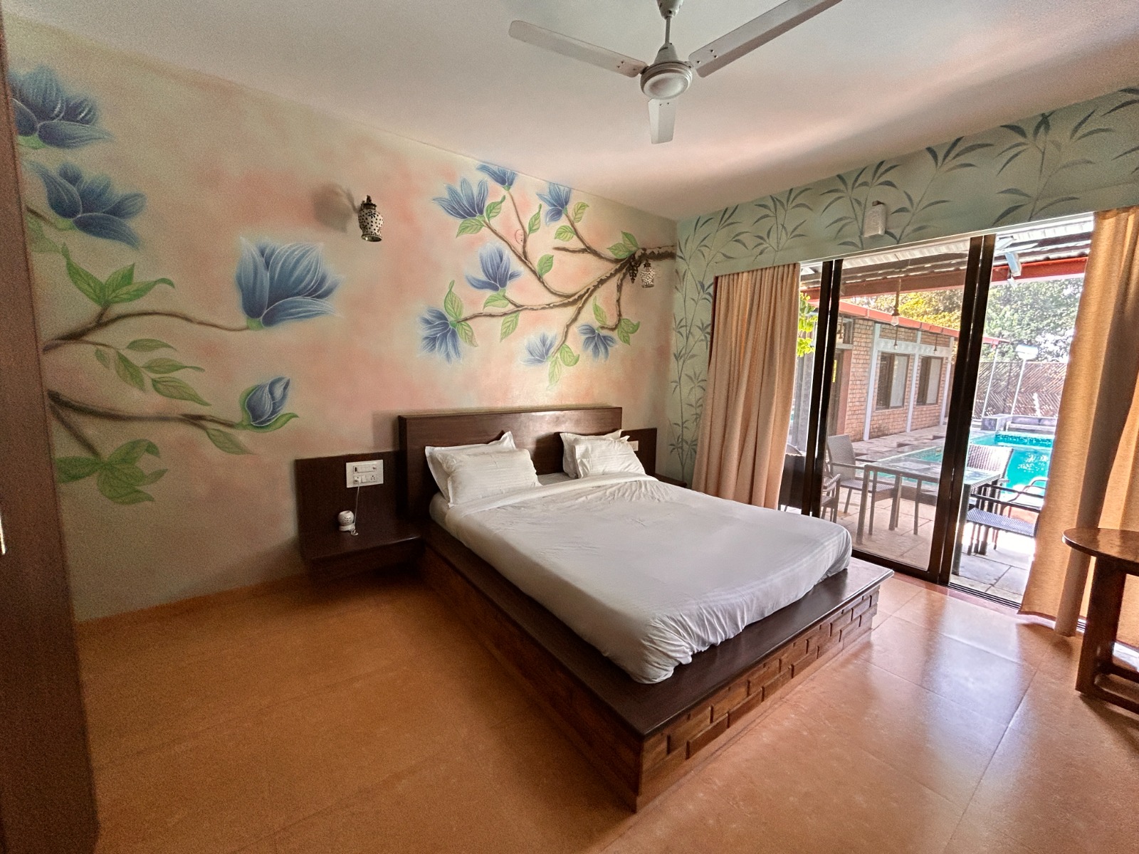 4 BHK 47 Guntha Ready Farmhouse For sale in karjat with swimming pool.