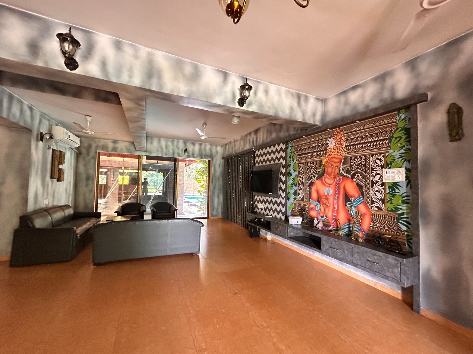 4 BHK 47 Guntha Ready Farmhouse For sale in karjat with swimming pool.