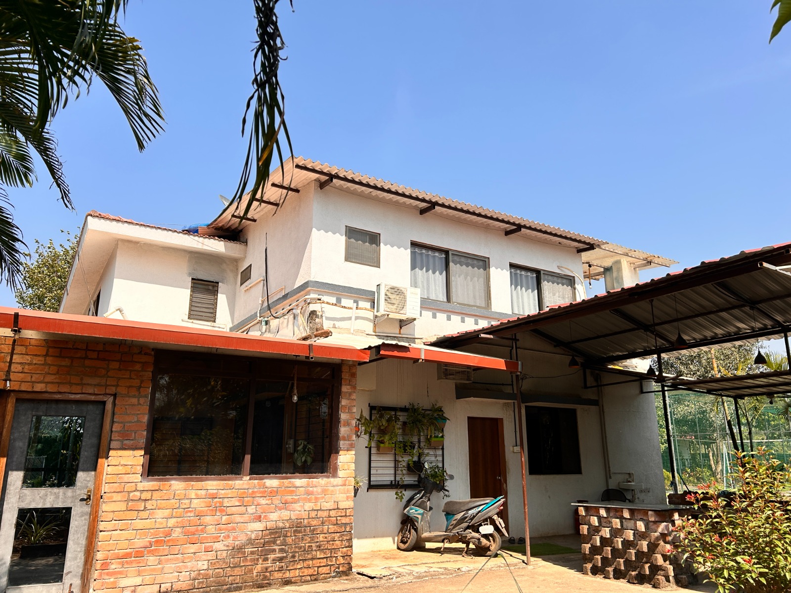 4 BHK 47 Guntha Ready Farmhouse For sale in karjat with swimming pool.