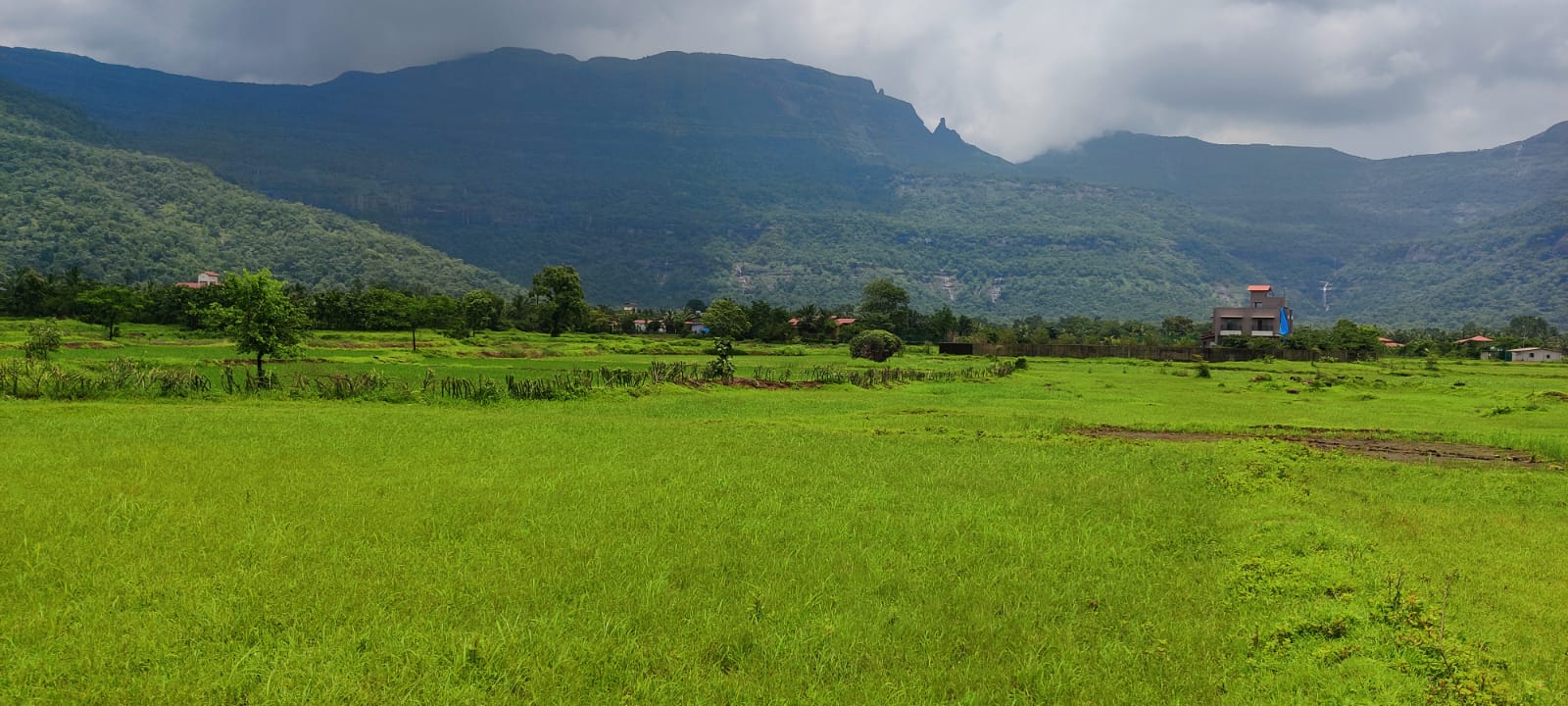 Waterfall & Mountain View 7 Acre Land For Sale Next to RADDISON BLU Resort Karjat.