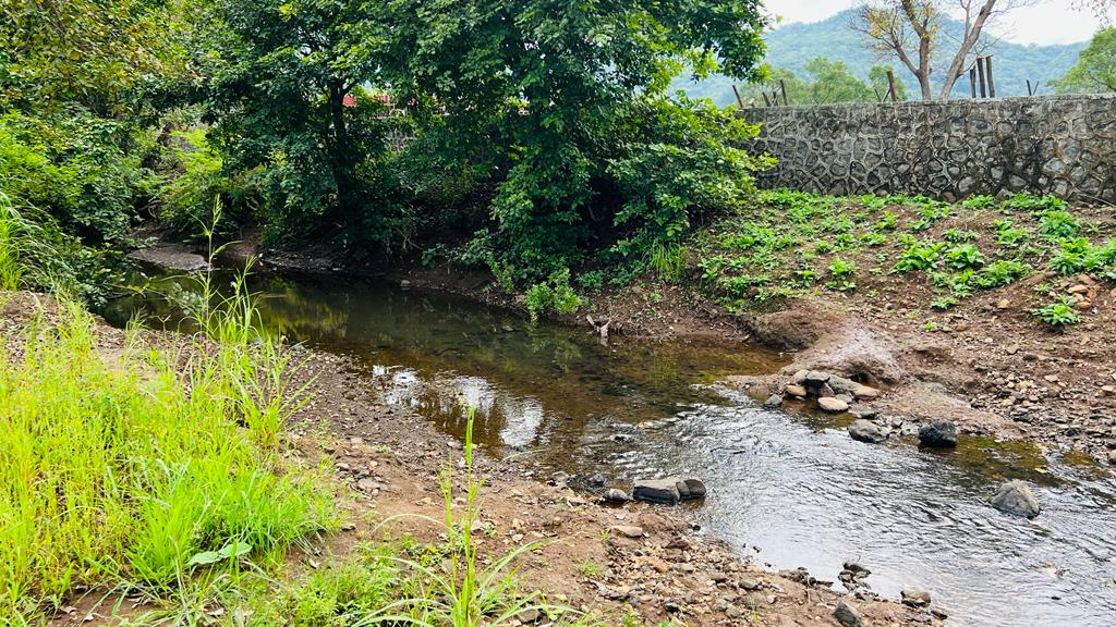 Mountains view 5 acre Canal touch agriculture land for sale 5 km from Karjat city.