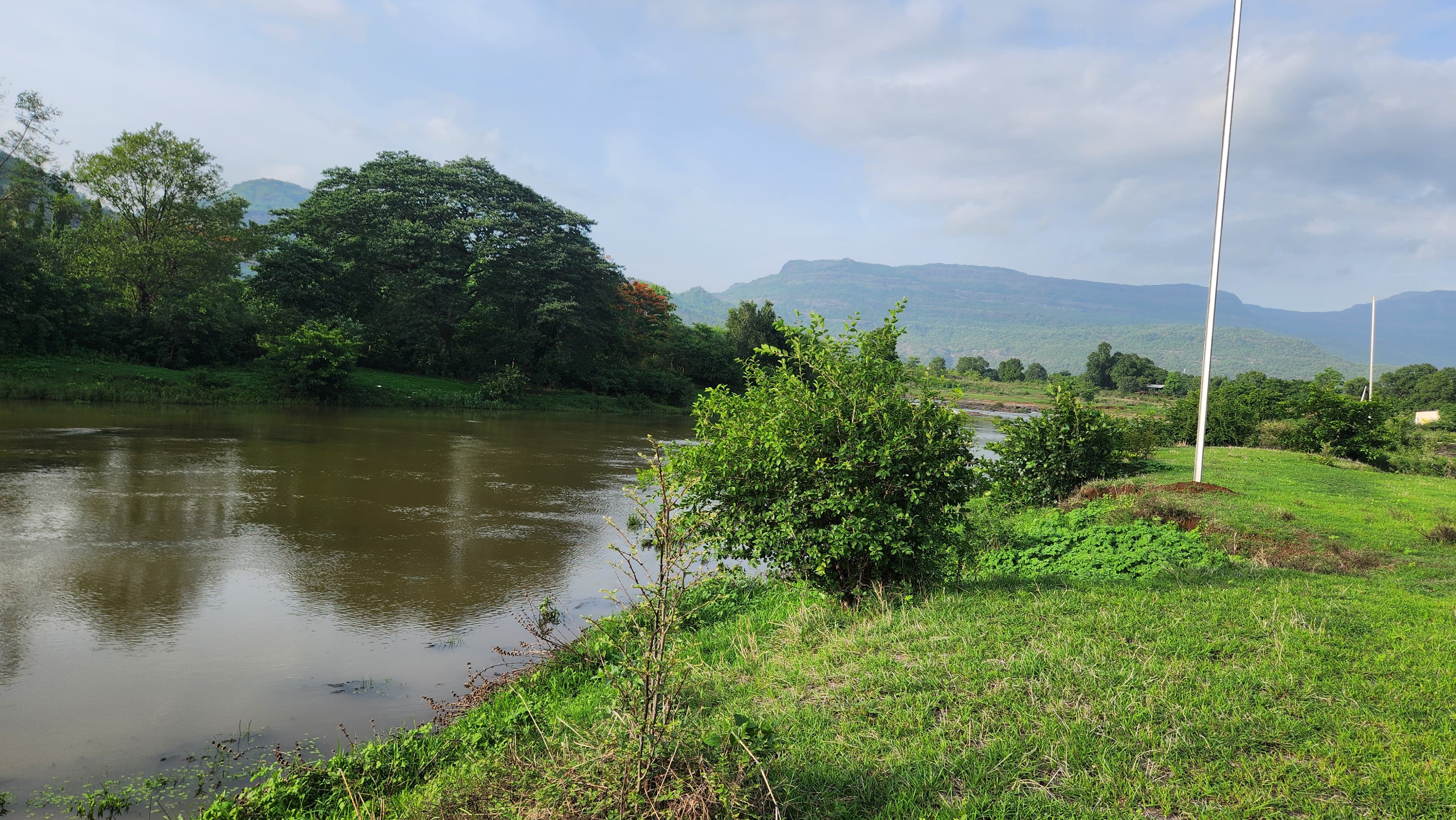 Ulhas Rivertouch 8 Acre Land for sale 10 km from Karjat Station.