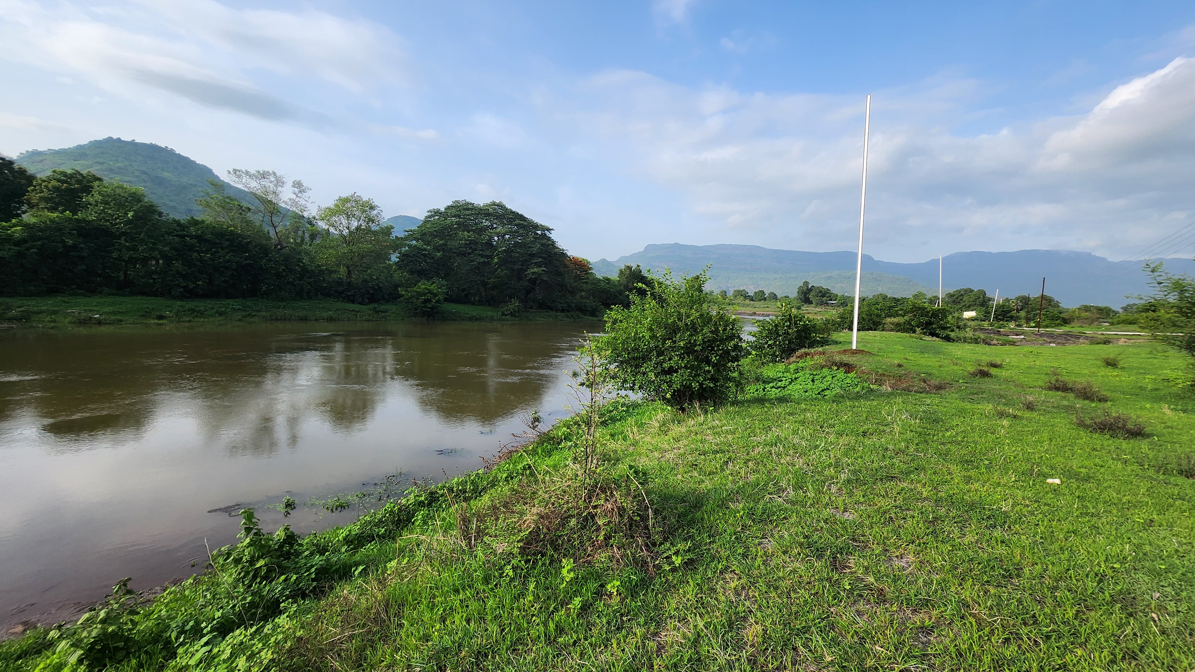 Ulhas Rivertouch 8 Acre Land for sale 10 km from Karjat Station.