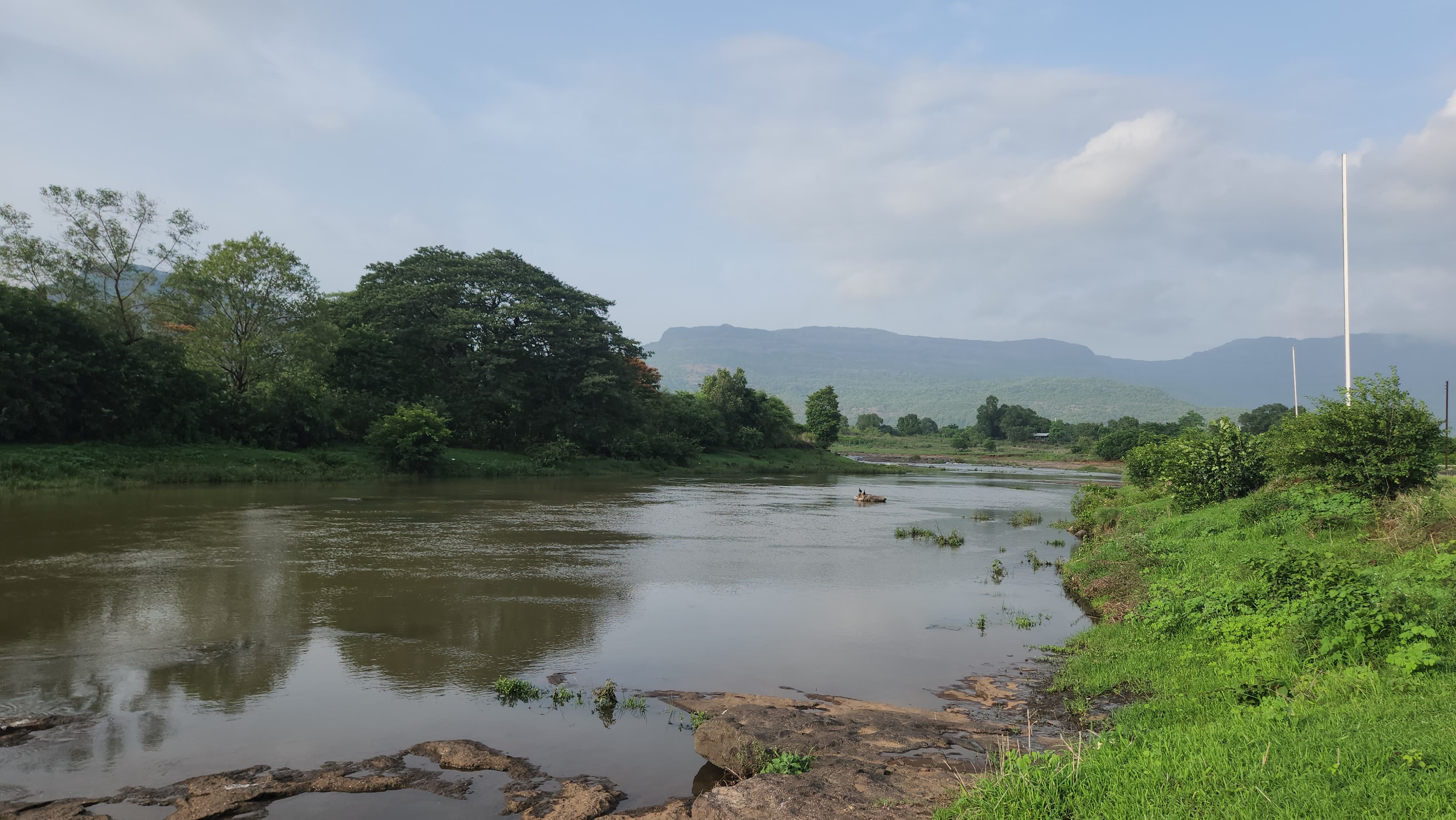 Ulhas Rivertouch 8 Acre Land for sale 10 km from Karjat Station.