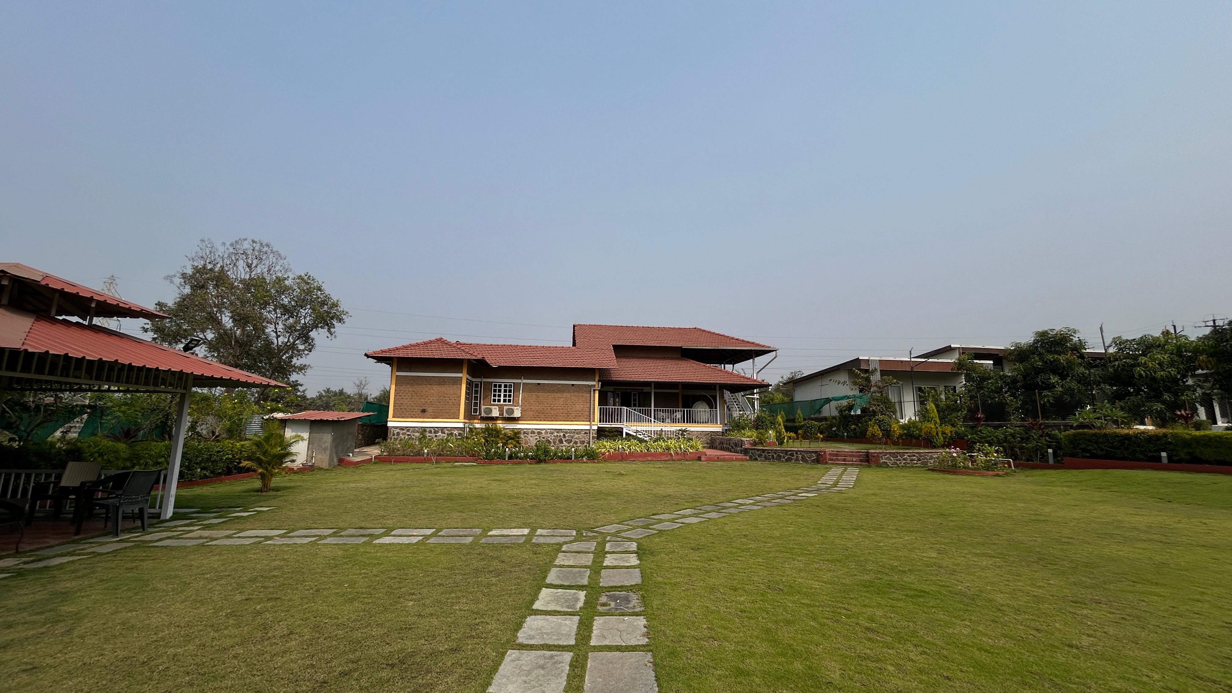 3bhk 20 Guntha luxury preleased farmhouse for sale in Karjat.