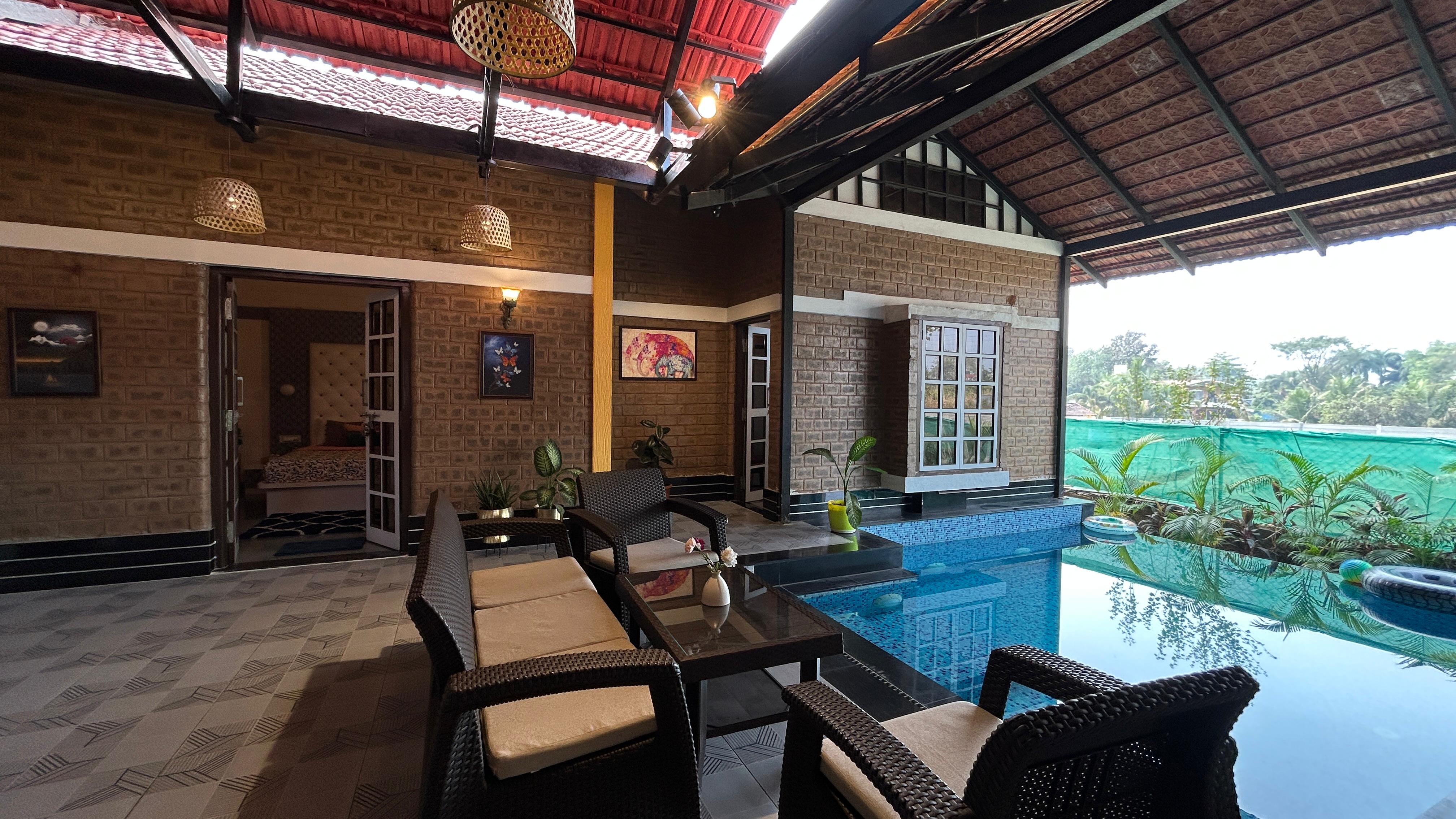 3bhk 20 Guntha luxury preleased farmhouse for sale in Karjat.
